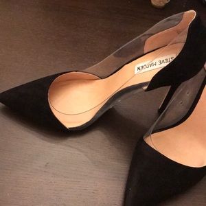 Steve Madden Shoes - Steve Madden black & clear pumps, plastic pumps. Steve Madden Shoes - Steve Madden black & clear pumps, plastic pumps.